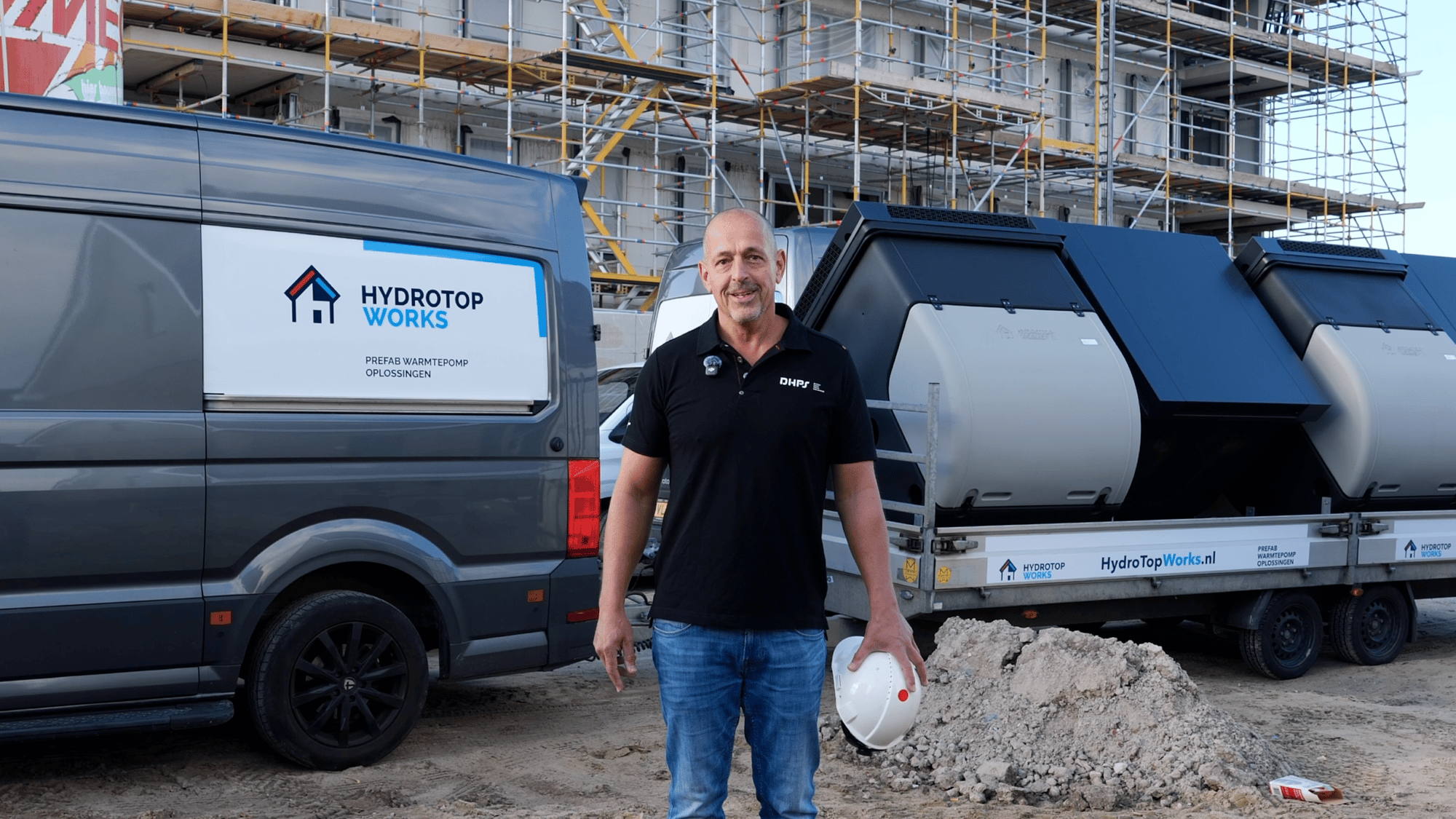 Jacques van DHPS licht de HydroTop in Waterrijk Oosthuizen toe, still uit de projectvideo Jacques van DHPS licht de HydroTop in Waterrijk Oosthuizen toe, still uit de projectvideo