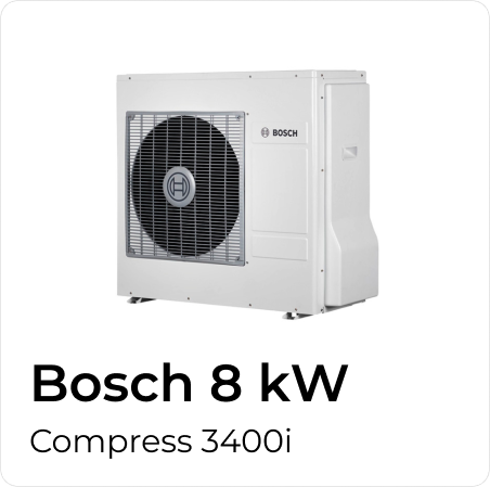 Nibe 8 kW - Compress 3400i - Fiche