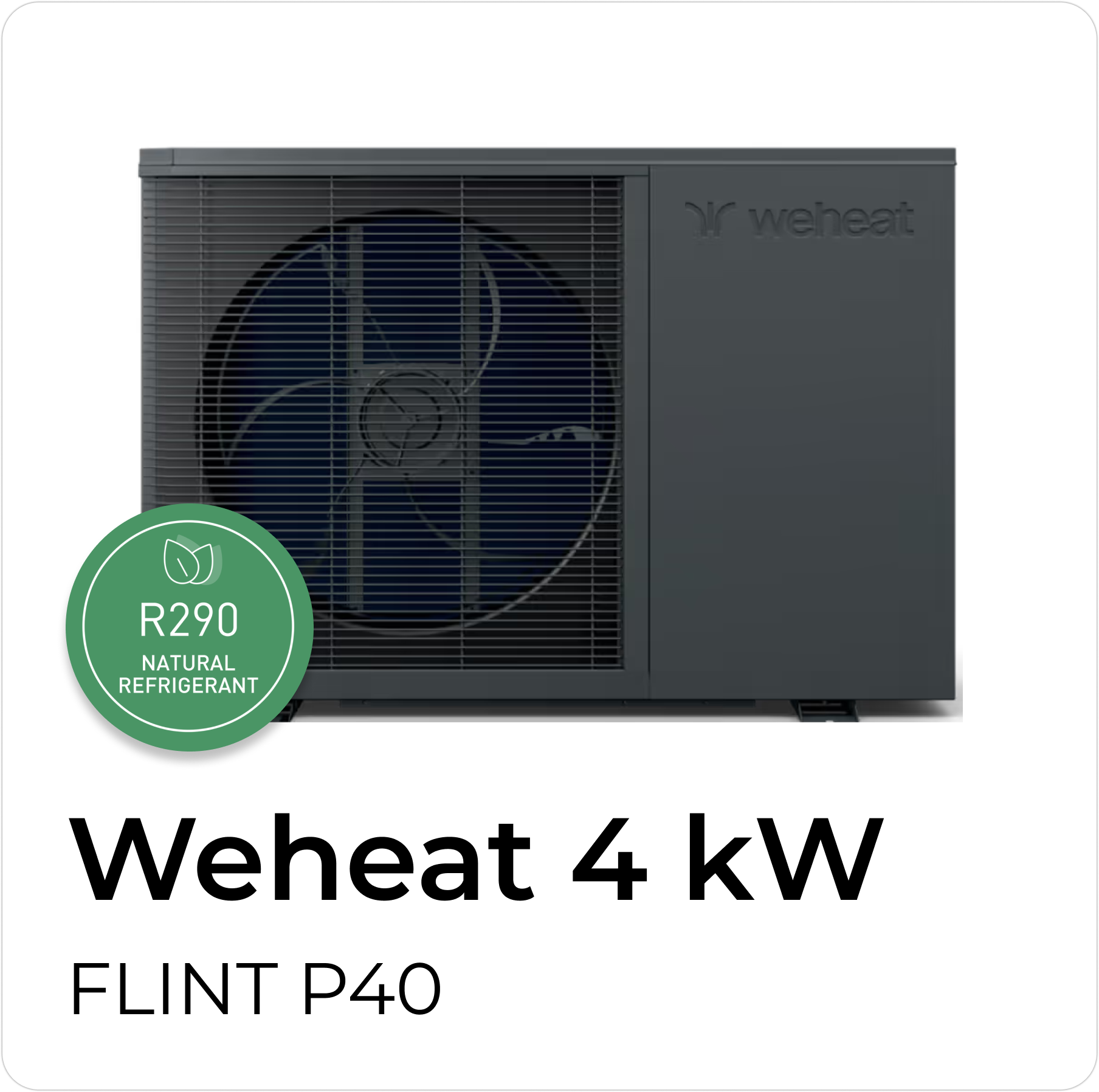 Weheat 4 kW - Flint P40 - Fiche
